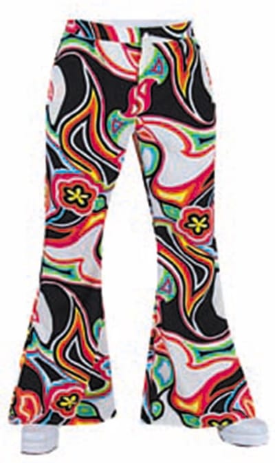 Magic Design Hippiebroek Heren Polyester Multicolor Maat S