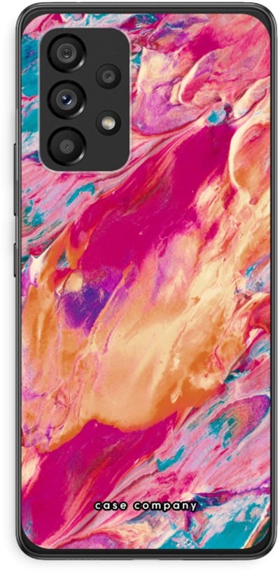 Case Company® - Hoesje geschikt voor Samsung Galaxy A53 5G hoesje - Pastel Echoes - Soft Cover Telefoonhoesje - Bescherming aan alle Kanten en Schermrand