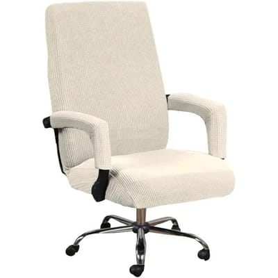 Elastische Bureaustoelhoes Computerstoel Slipcover Stretch Draaibare Fauteuil Zittinghoes Beschermer Woondecoratie Housse De Chaise L