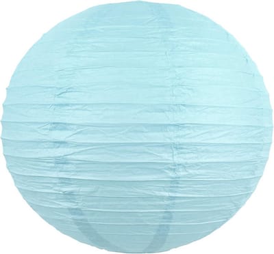 Papieren Lampion Hemelsblauw 40 cm - Rijstpapier Japanse Lantaarn voor Feest Decoratie