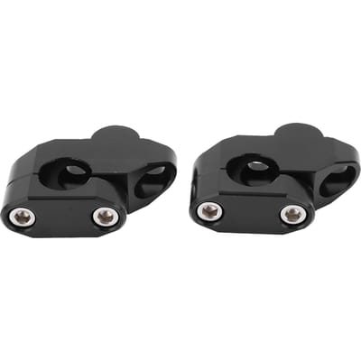 Rehausseurs de guidon 7/8 pouces Alliage d'aluminium CNC Accessoire de modification de moto universel Black