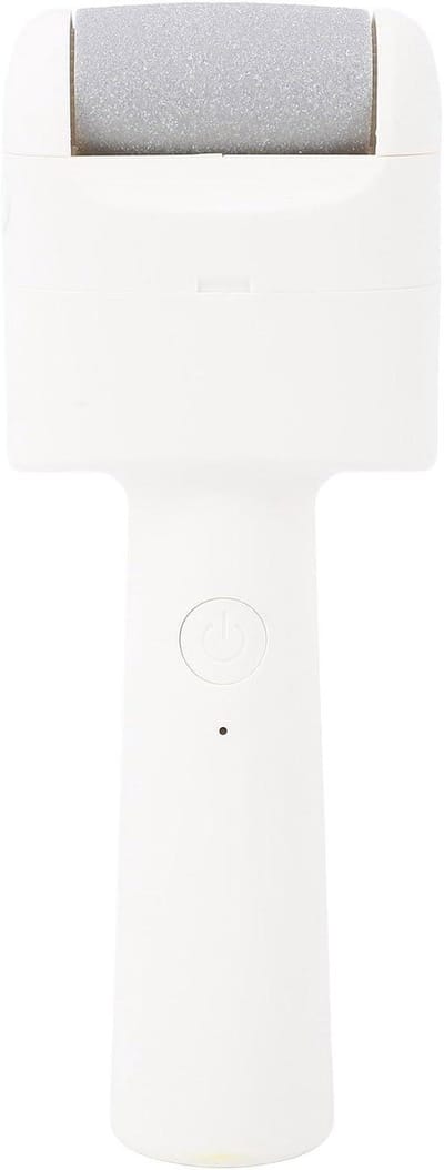 Elektrische Voetvijl - Eeltverwijderaar Voeten - Zachte Huid - Afneembare Slijpkop - 24 x 10 x 6 cm - Wit