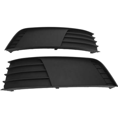 1 paar Voorbumper Onderste Grille 5E08073679B9 Links Rechts Mistlamp Grille Cover voor OCTAVIA 5E 2013 black