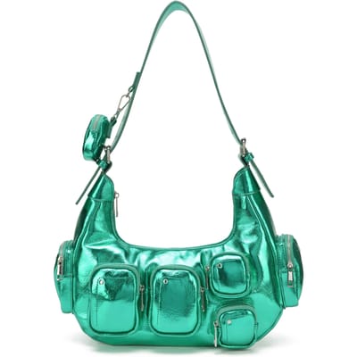 Núnoo Sally Pocket Recycled Cool Green Maat: OS | Handtassen Outlet | Unisex | Groen