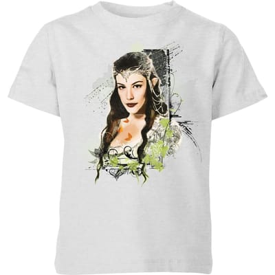 The Lord Of The Rings Arwen Kids' T-Shirt - Grey - 98/104 (3-4 jaar)
