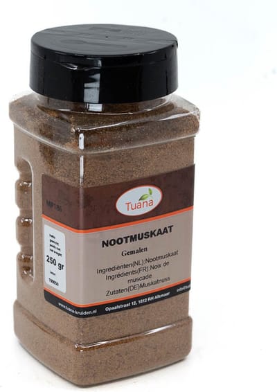 Tuana Kruiden - Nootmuskaat Gemalen - Strooibus 150 Gram - Tuanashop - MP-N-0006