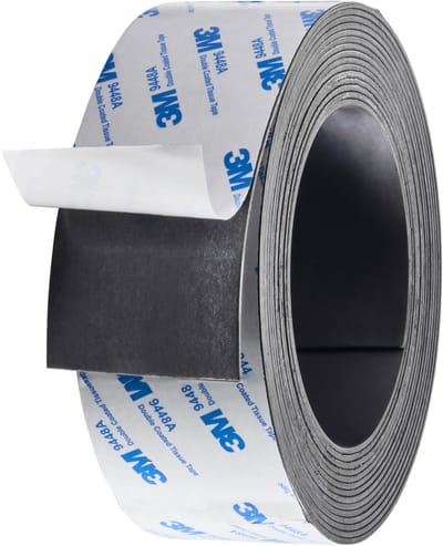 50mm - Zelfklevende Magnetische Tape / Premium Magneetband - 1mm dik - Rol van 5 Meter