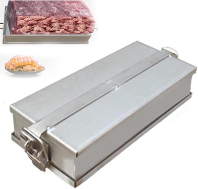 Vleespers Gereedschap - Vleesvorm - Hamburgers Maken - Roestvrij Staal - 35 kg - Zilverkleurig