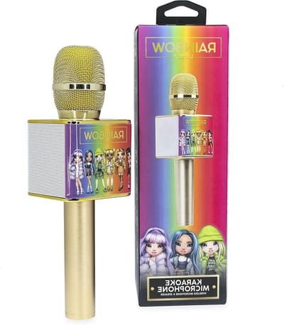 Karaoke Microfoon - Zing Apparaat - Muziek Maken - Draadloos Met Speaker - 200 Gram - Kleurrijk