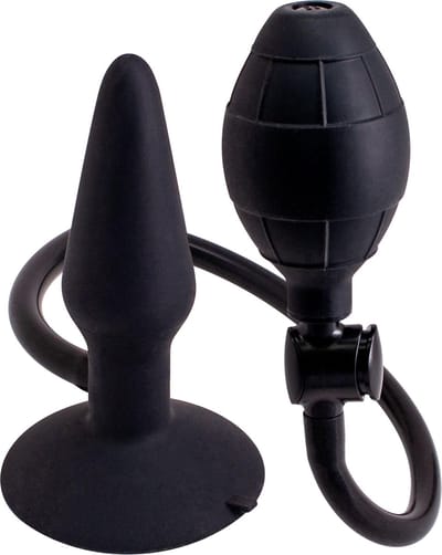 Seven Creations - Inflatable Butt Plug S - Anal Toys Buttplugs Zwart