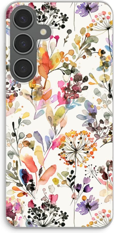 Case Company® - Hoesje geschikt voor Samsung Galaxy S24 Plus hoesje - Wilde grassen - Soft Cover Telefoonhoesje - Bescherming aan alle Kanten en Schermrand