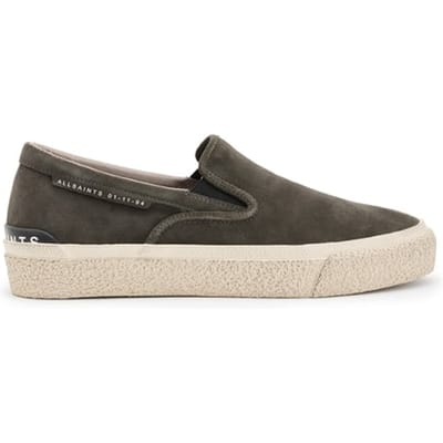 AllSaints Navaho Slip On Grey Größe: 45 | Loafer Outlet | Herren | Grau