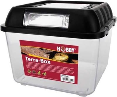 Hobby Terrarium Terra Box kunststof fauna box in diverse maten voor reptielen en amfibieën 20,5 x 20,5 x 17CM