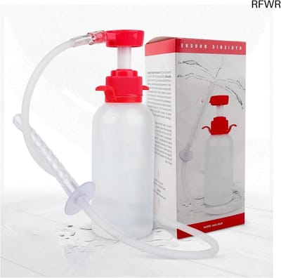 RFWR® Set van 3-delige flessenpomp douche - Persoonlijk wassysteem voor vrouwen - Hygiënische en herbruikbare reiniger - 300 ml