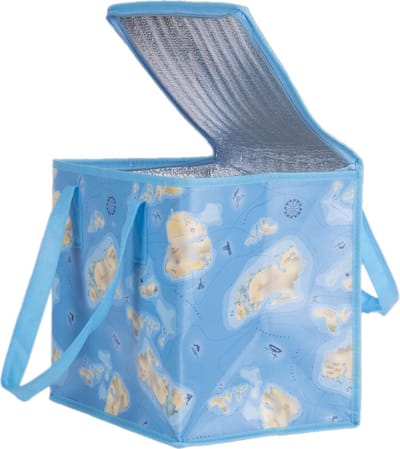 Esschert Design Koeltas Strand 24 Liter Polyester Blauw