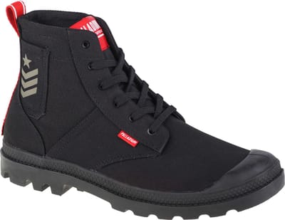 Palladium Pampa Hi Army, Unisex, Zwart, Sneakers, maat: 44