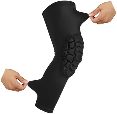 Kniebeschermers Compressie - Beenmouw Kniebeschermer - Sport Bescherming - Dikkere Kniebescherming - 2 Stuks - Zwart
