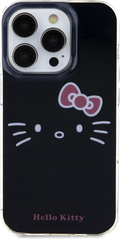 Hello Kitty Serie - iPhone 14 Pro Max Etui - Kitty Face - Zwart