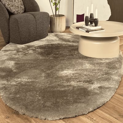 Organisch hoogpolig vloerkleed Odelia stone - Interieur05 - 160 x 230 cm - (M)