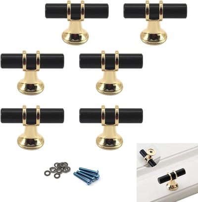 Trekstang voor Keuken- en Kastdeuren - Zinklegering Handgrepen voor Laden en Kasten (6 Stuks)