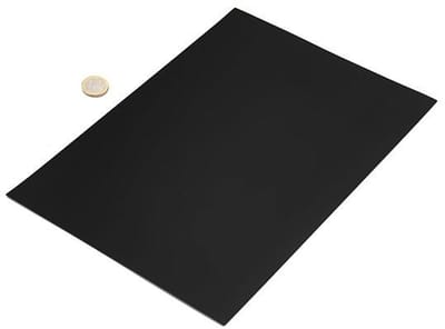 Zwarte Magnetische Folie – A4 – Beschrijfbare magneetfolie voor labels
