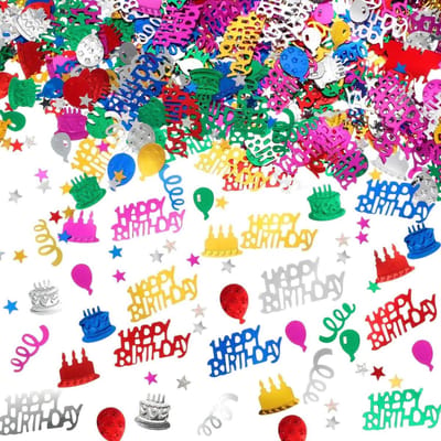 Allecto - Kleurrijke feestdecoratie - Papieren bakvulling - Perfect voor verjaardagsfeesten - Creatieve confetti - Eenvoudig schoon te maken - Gesc...