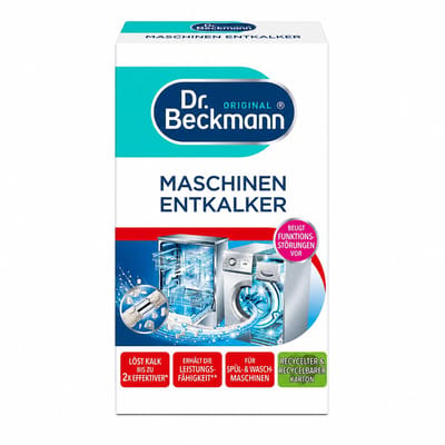 Dr. Beckmann Machines Ontkalker 2 x 50 g – Voor Wasmachine & Vaatwasser – Verwijdert Kalkaanslag – Onderhoudsreiniger
