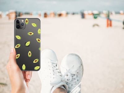 Apple iPhone 11 Pro Max Siliconen Case Avocado