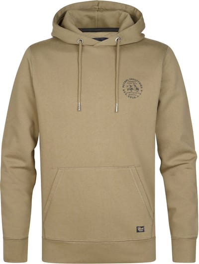 Petrol Industries - Heren Logo-print Hoodie Duluth - Groen - Maat M
