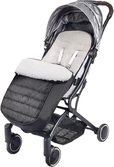 Waterdichte en Winddichte Universele Voetenzak met Fleece Voering voor Kinderwagens
