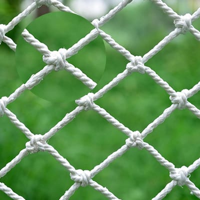 Veiligheidsnet Klimnet Hennep Anti-valnet - 3m - Outdoor Trappen Beschermingsnet - Tuinhek Klimnet