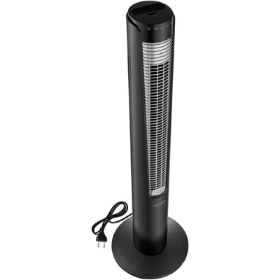 Torenventilator, 70-Graden Oscillerende Staande Ventilator, 3 Snelheden & 4 Modi & 12-Uurs Timer, 5,3 m/s Hoge Snelheid Vloer Luchtcirculator, Krachtige Luchtstroom voor