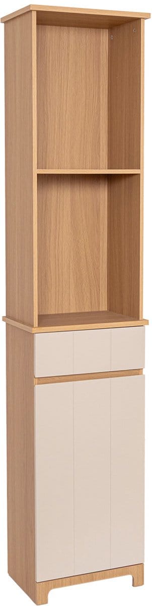 4bathroomz Trente Badkamerkast Hoog - Kolomkast - Bruin/beige