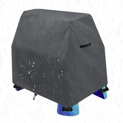 Regendouche tafelhoes - Waterspel beschermhoes - Zomerplezier bewaren - Waterdichte bescherming - 104 x 63.5 x 83.8 cm - Zwart