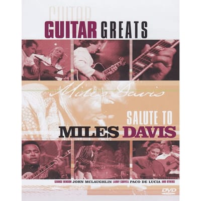DVD MILES DAVIS - Gitaargrootheden:Gegroet aan.. EU Jazz Gebruikt beige