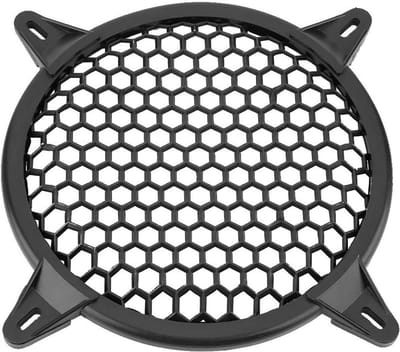 Subwoofer Beschermnet voor 6/8/10/12 Inch, Zwart Plastic, Weerbestendig, Geluidskwaliteit Verbeteren, Auto Audio Accessoire