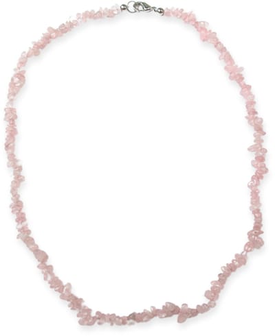 Splitketting Roze kwarts smal