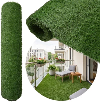 Kunstgras voor de tuin, Grasmat voor Buiten, Grastapijt voor balkon, terras, camping 1mx5mx30mm