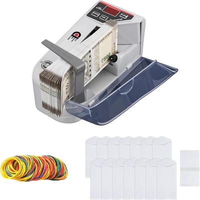 Draagbare LED Mini Bankbiljettenteller met UV/WM Valutadetectie