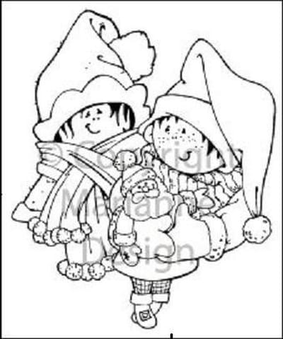 Marianne Design - Hetty Meeuwsen - Clearstamp - Kerstman - HM9434