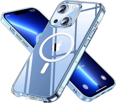 Anti Shock Silicone Hoesje Geschikt voor iPhone 14 - Geschikt voor MagSafe - Transparant - ZT Accessoires