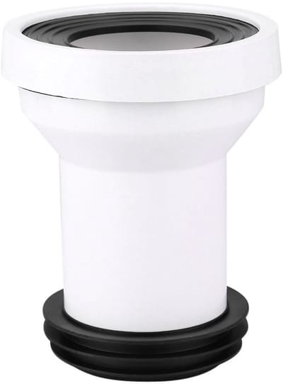 Dailygoods- WC-aansluitset Hoogwaardige Afdichting - Aansluitslang - Toiletafvoerpijpadapter - PP Materiaal - Waterdicht - Binnendiameter 7,8cm - Toiletaansluiting