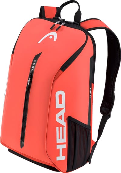 CarryQuest® - Tennis Sporttas - 25L - Racketvak - Schoenvak - Tennisracket Rugzak - Polyester - Tennis Padel Racket - Tas Badminton - Oranje