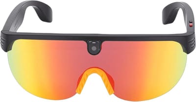 Slimme Zonnebril - Camera Bril - Avonturen Vastleggen - Realtime Vertaling - 170 x 154 mm - Zwart Geel