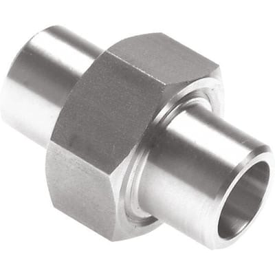 Rechte Koppeling 88.9mm Laseinde RVS Vlakke Afdichting PTFE 16bar