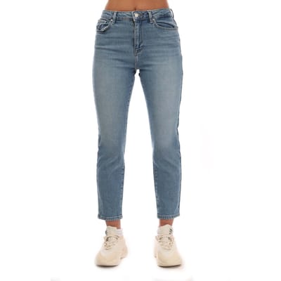 ONLY ONLEMILY STRETCH HW ST AK DNM CRO571NOOS Dames Jeans - Maat W25 X L30
