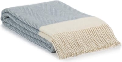 MoST - Plaid Florence - Nieuw-Zeelandse wol - 140 x 200 cm - lichtblauw