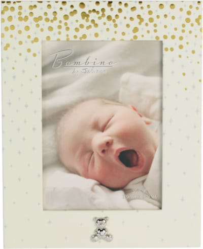 Bambino goud glitter fotolijstje