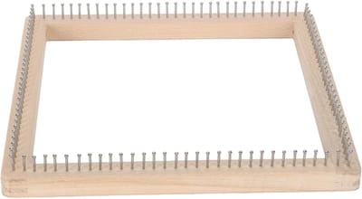 Geweven houten stoelen voor breien en knutselen, geschikt voor kinderen en volwassenen, 10 x 10 cm en 30 x 30 cm