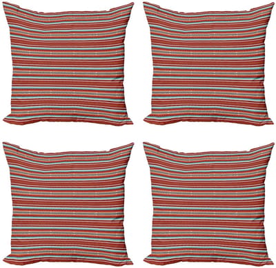 ABAKUHAUS Boheemse Streep Kussenhoes – 4x60x60 cm – Veelkleurig